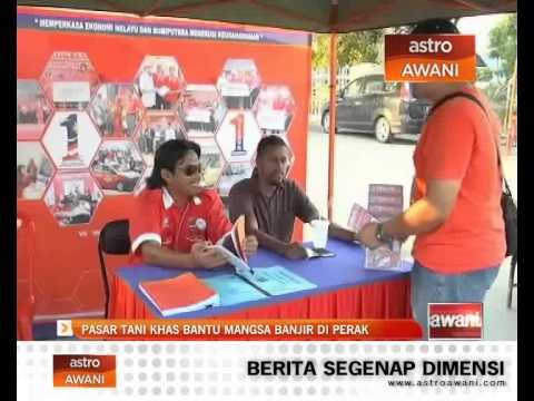 Pasar tani khas bantu mangsa banjir di Perak