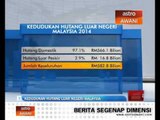 Kedudukan hutang luar negeri Malaysia