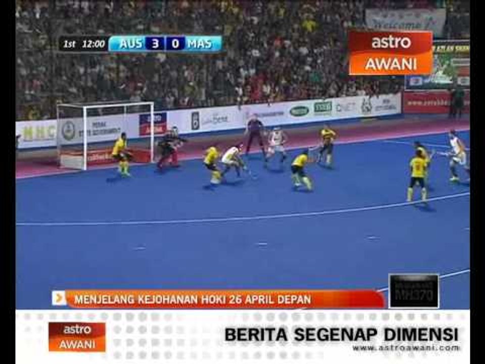 Menjelang kejohanan hoki 26 April depan