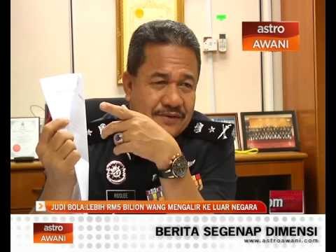 Judi bola lebih RM5 bilion wang mengalir ke luar negara