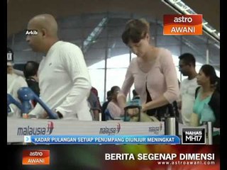 Kadar pulangan setiap penumpang diunjur meningkat