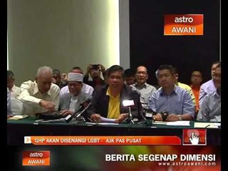 GHB akan disenangi LGBT - AJK PAS Pusat
