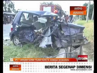 JPJ: Jangan guna tilam kereta semasa memandu