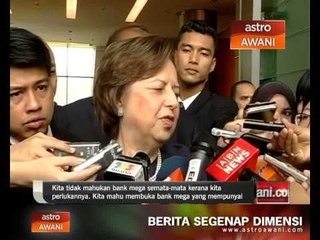 Bank Islam Mega penuhi objektif penubuhannya - Zeti