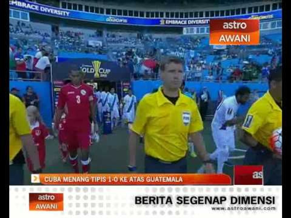 Cuba menang tipis 1-0 ke atas Guatemala