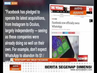 WhatsApp sah milik Facebook
