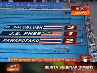 Phee Jinq En curi tumpuan ke final 100 meter kuak dada