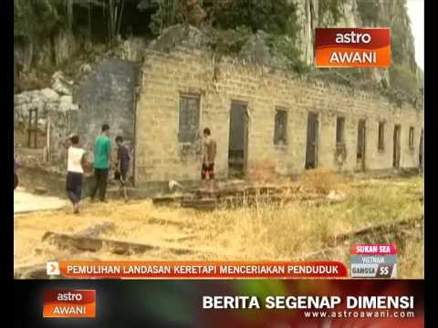 Pemulihan landasan keretapi ceriakan penduduk Gua Musang