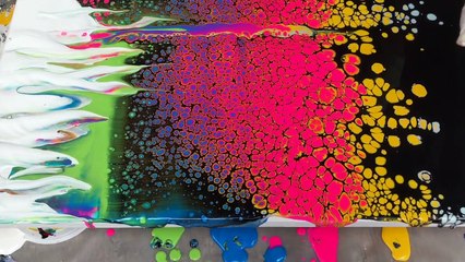 Acrylic Pour Painting: Some Sorta Swipe