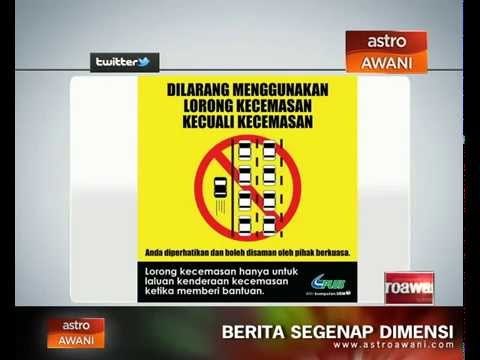 Perkongsian panduan keselamatan jalan raya di Hari Raya
