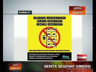 Perkongsian panduan keselamatan jalan raya di Hari Raya