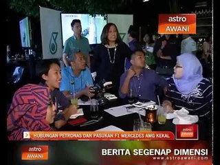 Hubungan Petronas dan pasukan F1 Mercedes AMG kekal
