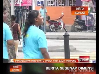 Sukarelawan IM4U bantu warga kota pulang ke kampung