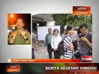 Perkembangan operasi SAR mangsa gempa Sabah (Isnin, 8 April)