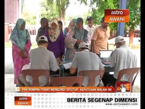 PRK Rompin: Pusat mengundi ditutup, keputusan malam ini