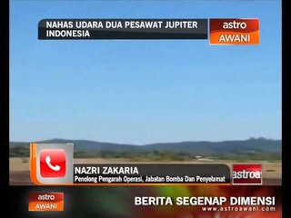 Nahas udara dua pesawat Jupiter Indonesia
