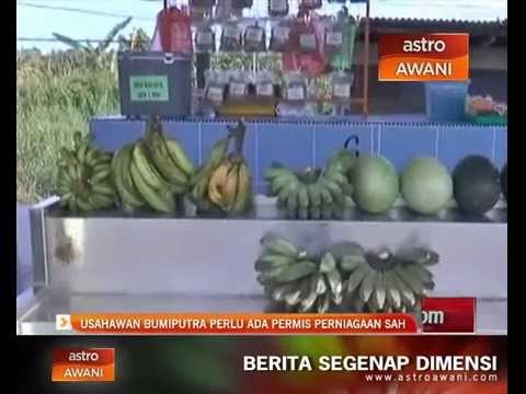 Usahawan Bumiputera perlu ada permis perniagaan sah