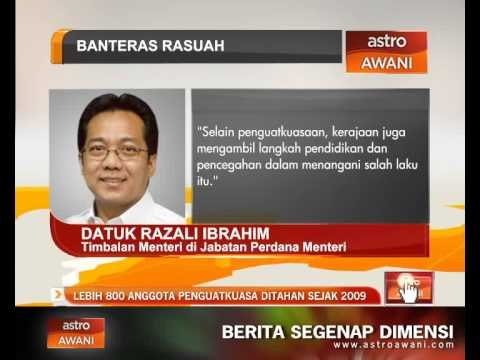 Lebih 800 anggota penguatkuasa ditahan sejak 2009