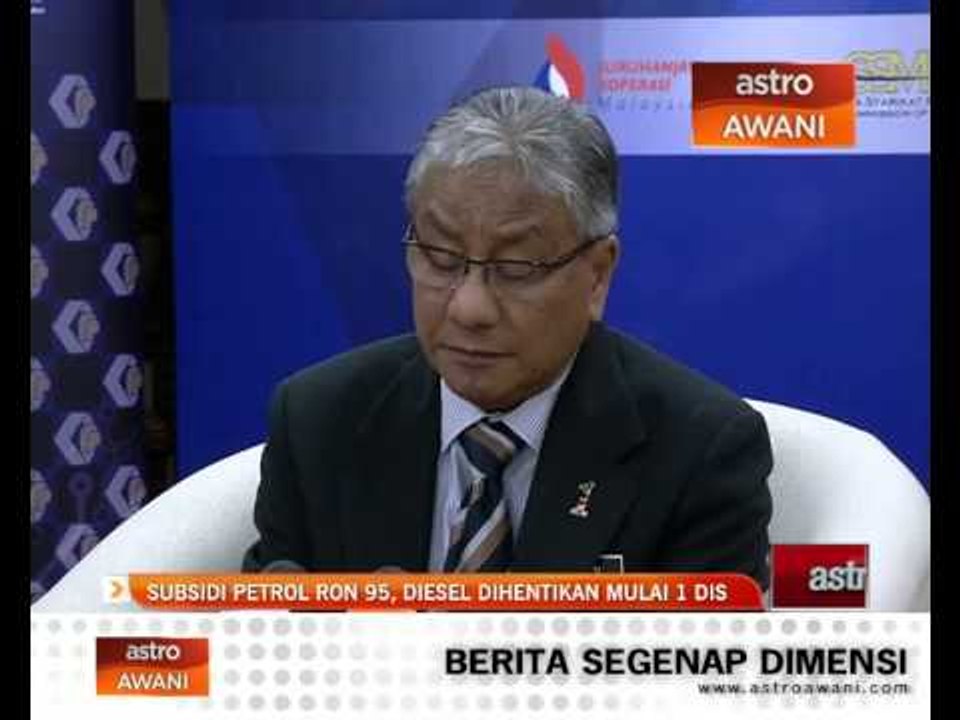 Subsidi petrol RON95, diesel dihentikan mulai 1 Dis