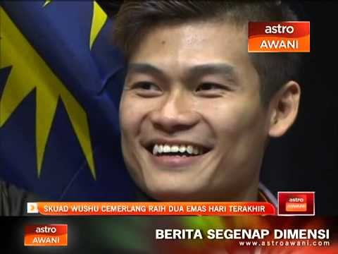 Skuad wushu cemerlang raih 2 emas