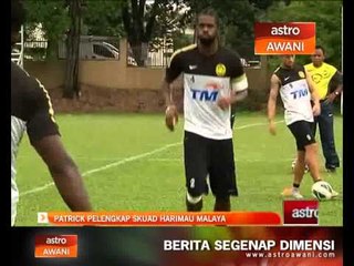Patrick Ronaldinho pelengkap skuad Harimau Malaya