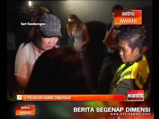 5 pelacur asing diberkas