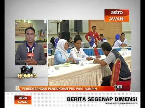 Perkembangan PRK P.091 setakat 05:00 petang