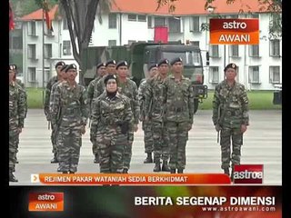 Rejimen pakar wataniah sedia berkhidmat