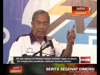 Tan Sri Adenan Satem: Kekalkan pendekatan sederhana