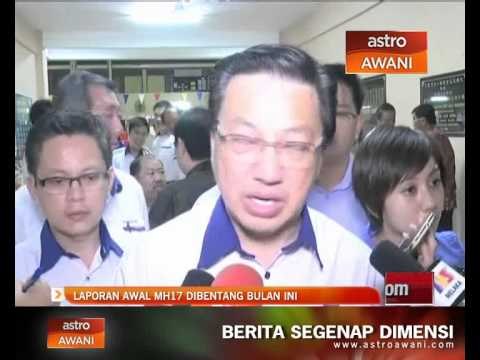 Laporan awal MH17 dibentang bulan ini