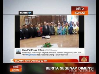Selamat hari lahir ke-62 PM