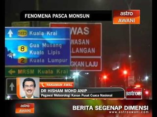 Suhu sejuk akibat fenomena pasca monsun