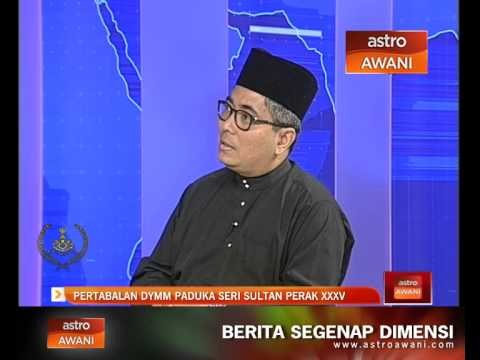 Wawancara Khas pertabalan DYMM Paduka Seri Sultan Perak ke-35