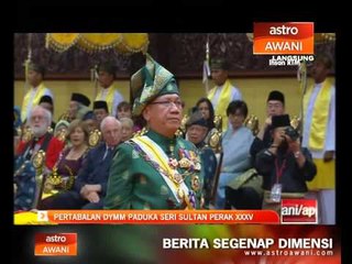 Télécharger la video: Majlis Tabal Adat DYMM Paduka Seri Sultan Perak XXXV