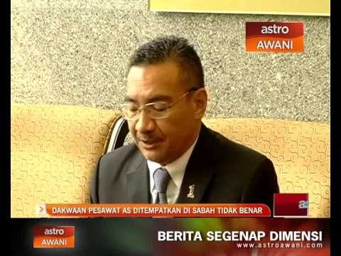 Dakwaan pesawat AS ditempatkan di Sabah tidak benar