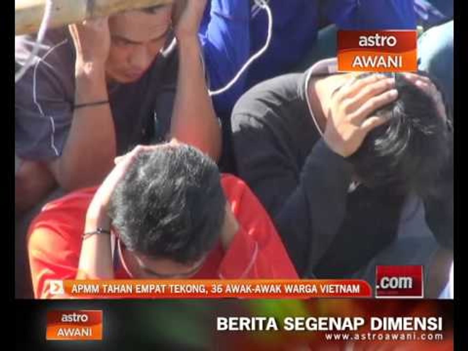 APMM tahan empat tekong dan 36 awak-awak warga Vietnam