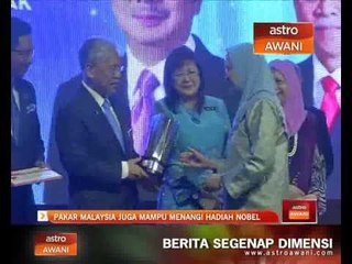 Pakar Malaysia juga mampu menangi hadiah nobel