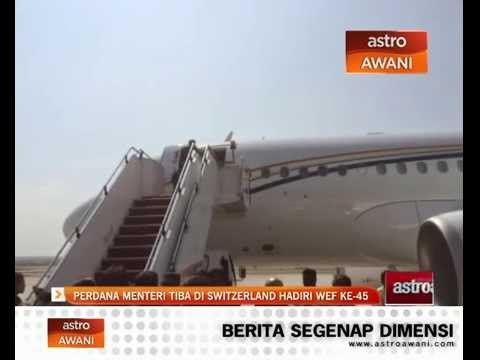 Perdana Menteri tiba di Switzerland hadiri WEF kali ke-45