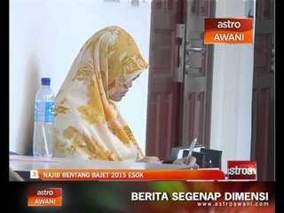Najib bentang Bajet 2015 esok