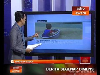 Kongsi gambar mangsa banjir di Sabah