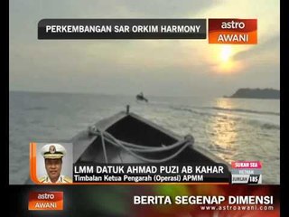 Perkembangan SAR MT Orkim Harmony (16 Jun, 12 tengahari)