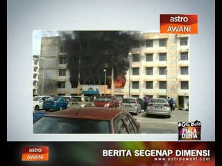 Gambar asrama UIA terbakar trending