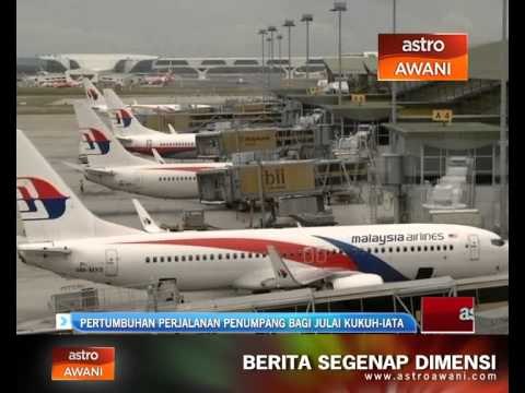 Pertumbuhan perjalanan penumpang bagi Julai kukuh - IATA