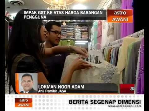 Impak GST ke atas harga barangan pengguna