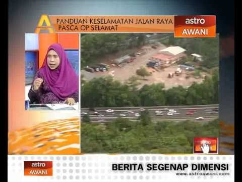 Panduan keselamatan jalan raya pasca Ops Selamat