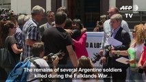 Bodies of ex-Falkland soldiers identified in Argentina