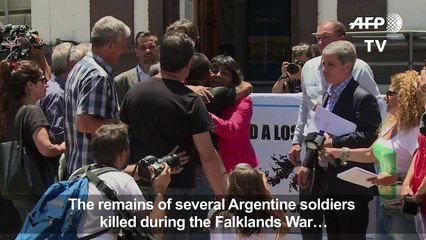 Bodies of ex-Falkland soldiers identified in Argentina