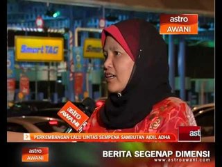 Keadaan lalu lintas sempena Sambutan Aidil Adha