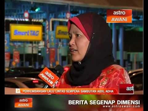 Keadaan lalu lintas sempena Sambutan Aidil Adha