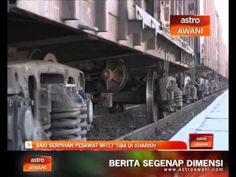 Baki serpihan pesawat MH17 tiba di Kharkiv